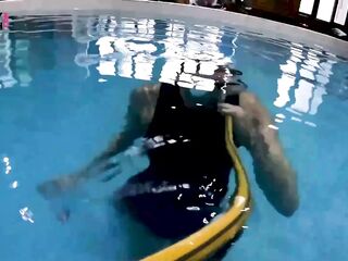 Underwater Servitude, Kink & Cum in My Taut Wetsuit
