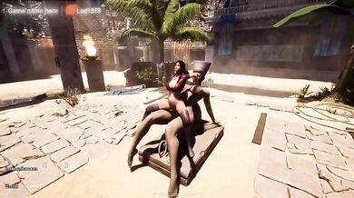 Monster Threesome Deepthroat Choke Doggystyle Creampie Pregnant