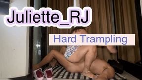 Juliette_RJ Delicious and Sexy Trampling after Footworship and Oral Sex - FOOT WORSHIP - TOE SUCKING - FOOT FETISH - BAREFEET - BARE SOLES - FOOT LICKING - TOES SUCKING - BBW FEET - MATURE FEET - BBW BODY - TRAMPLING