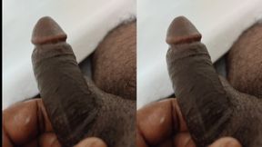 Masturbation in Toilet small cock