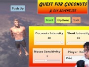 GAY COCONUTS DESERTED ISLAND BLOWJOB + HANDJOB GAME - Quest for Coconuts