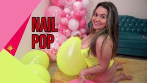 Nail Pop Neon 16" Balloons By Melanie - 4K