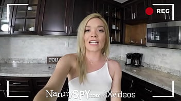 NANNYSPY Blonde Seduces Big Dick Employer