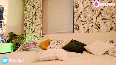 Pillow Ride in fishnet stockings!