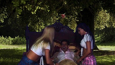 Audrey Bitoni And Cassie Young Get Fucked By Paul Chaplin In Sinful Trio