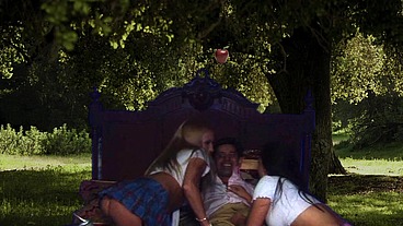 Audrey Bitoni And Cassie Young Get Fucked By Paul Chaplin In Sinful Trio