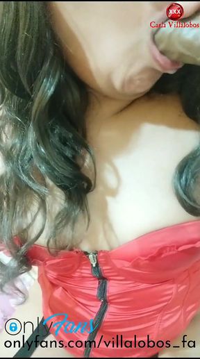 Squirt in Large Amount Becomes Multiorgasmic with Her Fans Penis