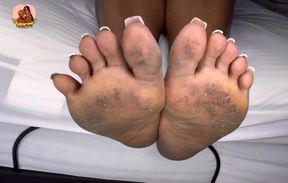 Big dirt feet voice over joi