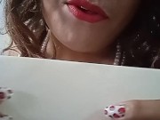 Mandy, JOI en español correte conmigo vestida de novia mi amor