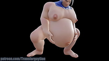 Buff Man Gets Rapidly Pregnant Over and Over