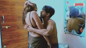 Sexy and Hot Girlfriend Waited for Her Boyfriend to Hard for Sex