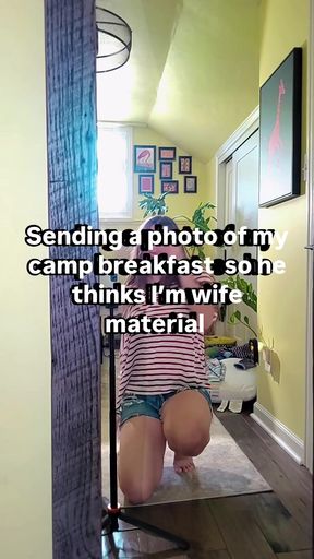 Camp breakfast are peak pancakes are my go too right before a full