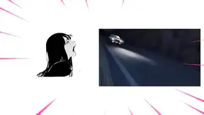 Horny Takumi From Initial D Rides European Chick In Fake Taxi For Steamy Hentai Action