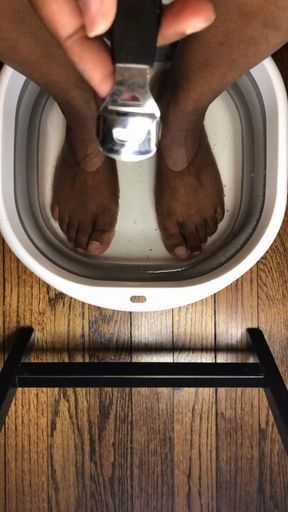 Quick pedicure