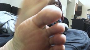 Giantess Teases and Ignores Teenie on Foot Stool POV 4k smaller