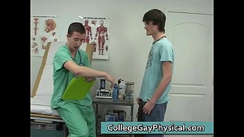 Nasty horny sexy doctor  guy gives head gay boys