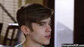 StepStepBrothers Take Turns With Gay Boy 18+ in Intense Anal Threesome Scene