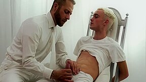 Horny Twink Missionary Jerked Off By Priest Step daddy