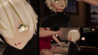 Homosexual duo having lovey-dovey intercourse English subtitles