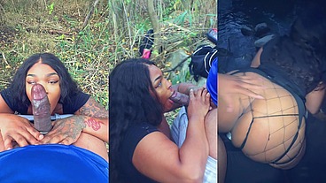 The lady in the woods got a phat ass!