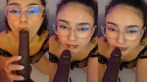 It feels so good to suck that cock