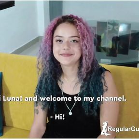 Luna is shy in her first time on camera: Full Scene - RegularGuyAdventures