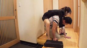 Young Asian babe seduces while reminiscing lost memories