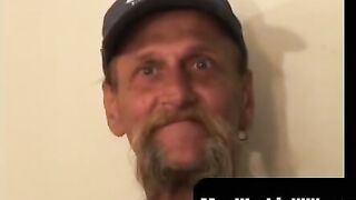 MenWorkinXXX.com - Bearded mature homo jerks off his big dick and achieves an intense