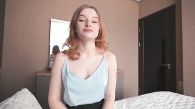 Stepsister Got Cum on Her Pussy in Truth or Dare Game