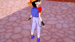 Teen amateur PAN getting covered in cum &ndash_ DRAGON BALL