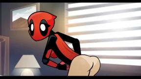 Cartoon Porn - Lady Deadpool Takes Kingpins Dick Deep In Her Asshole