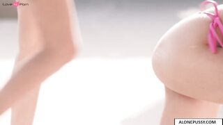 Three's A Charm! Petite Teens Share Big Black Dick Creampies
