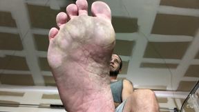 Basketball coach foot worship POV