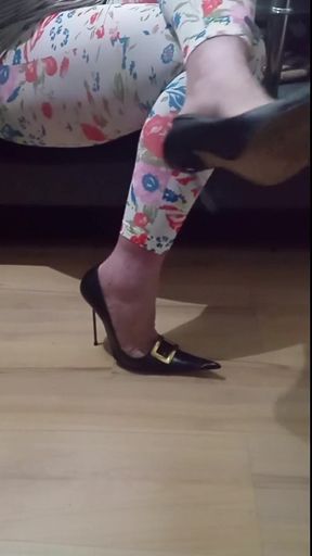 Crossdresser Dangling Xtreme High Heels by Rosa Shoes