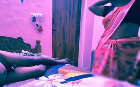 Hot Indian Cheating Housewife Big Tits in Saree Blouse Secret Night Fucking with Ex Boyfriend