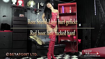 Rote Stiefel-Lady hart gefickt - SPM Amanda25 TR146