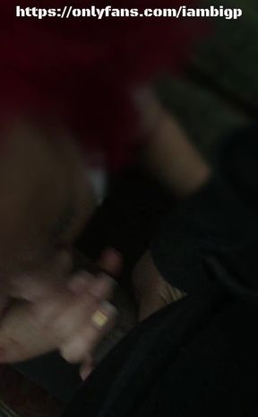 Red Head Mixed Girl Had to Hurry and Cum in Her Mouth Before Her Boyfriend Gets Home