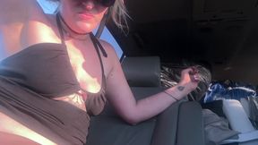Car Play, She Sitting Backwards in Front Seat, Spankings