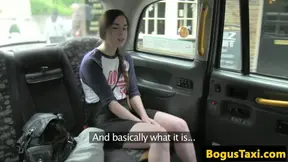 Euro taxi amateur flashing small tits