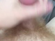 Straight Ginger solo with foot fetish