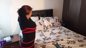 Hot Latina MILF Coach Has Amateur Sex with Vaginal Fluids, Deep Penetration and Oral Sex with Cum in Mouth