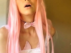 Jerking off shemale tranny solo play