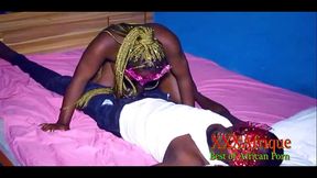 shutdown with chubby dancehall babe - romantic blowjob deepthroating hot wobble riding