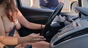 completely naked, asks a stranger for directions