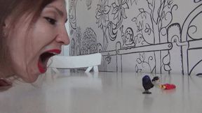 M Hurricane blow from sexy giantess L