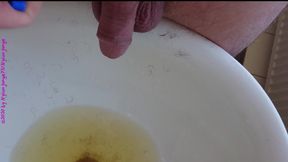 Trim Pubic Hair with Piss