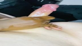 Big-Ass Black Girl Sucks White Cock