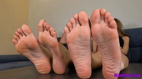 Barefoot Wrinkled Soles Tease - Barefoot - HD MP4