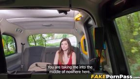 Nicole Rae seduces and deepthroats the taxi driver for a free ride