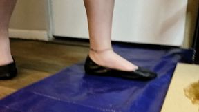 Ling Stuck in Sticky Ballet Flats